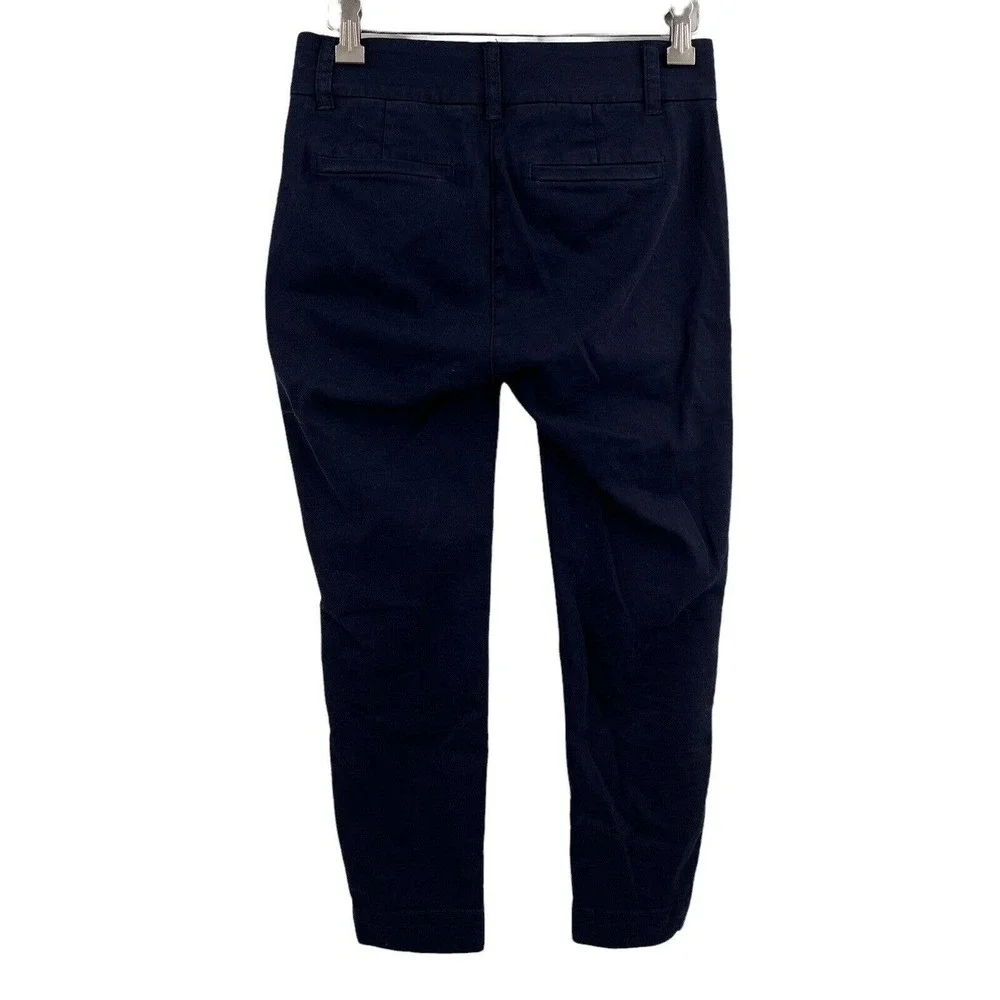 J Crew Navy Blue Chino Womens Size 00‎ Petite